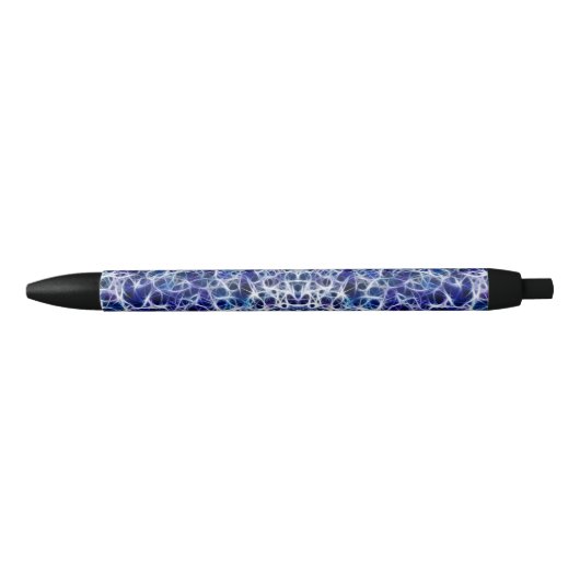 Stylo Noir Voies neurales bleues "nerveuses"/stylo de nerfs (Devant)