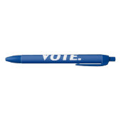 Stylo Noir "vote" - bleu blanc (Bas)