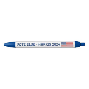 Stylo Noir Vote bleu   Élection politique de Kamala Harris 20