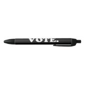 Stylo Noir "vote" - noir blanc (Bas)