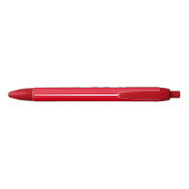 Stylo Noir Votez la typographie moderne rouge et blanche (Dos)