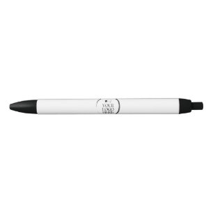 Stylo Noir Votre logo ici