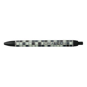 Stylo Noir Votre nom dans les mots croisé