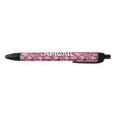 Stylo Noir Votre nom ou vos initiales sur la conception de cr (Bas)