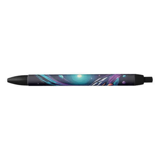 Stylo Noir Voyage cosmique (Devant)
