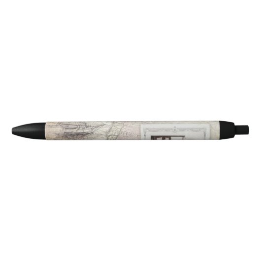 Stylo Noir Voyage vintage (Devant)
