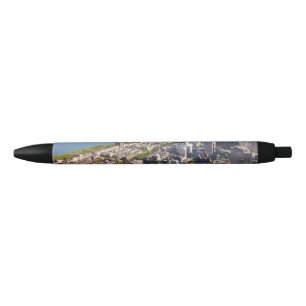 Stylo Noir Vue aérienne de Boston