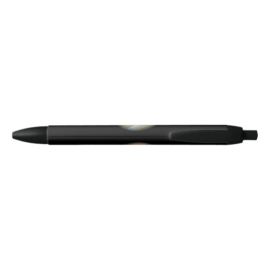 Stylo Noir Vue de la planète Jupiter (télescope Hubble) (Dos)