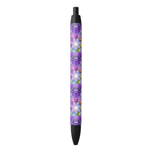 Stylo Noir W2 pourpre (devant Vertical)