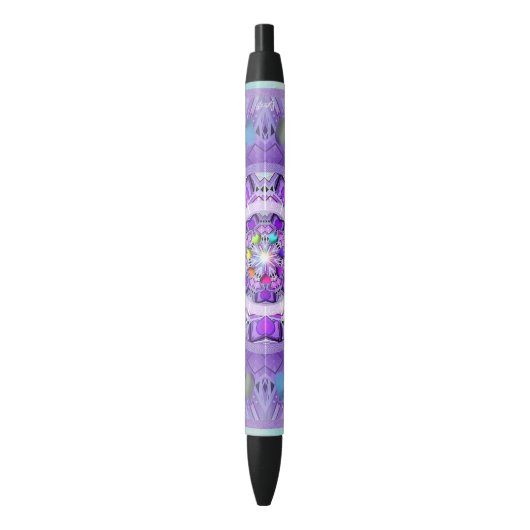 Stylo Noir W2 pourpre (devant Vertical)