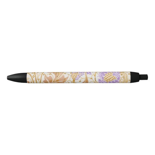 Stylo Noir Walter Crane Teazle & grenade Art Nouveau (Devant)