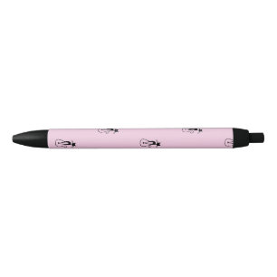 Stylo Noir Whimsical Skinny Chat noir rose