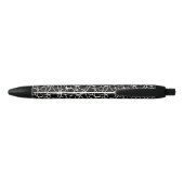 Stylo Noir White Web Texture + votre bachgr. & idées (Dos)