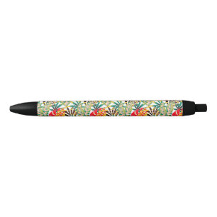 Stylo Noir Wild Tropical Palm Leaves
