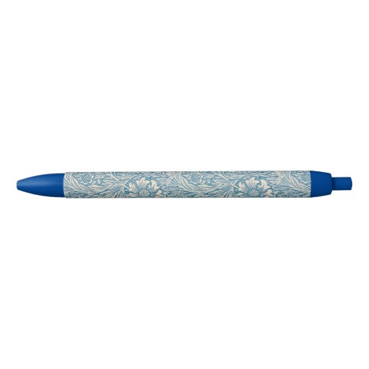 Stylo Noir William Morris - Art Nouveau Blue Marigold (Devant)