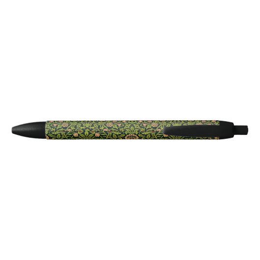 Stylo Noir William Morris - Columbine, dark green, Case-Mate (Dos)