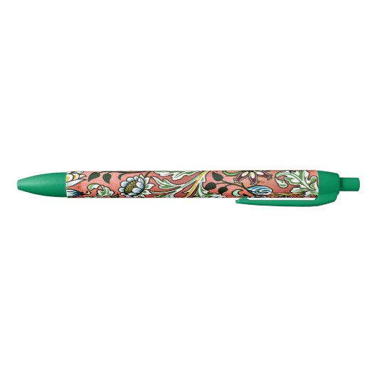 Stylo Noir William Morris design - Hyacinth (Bas)