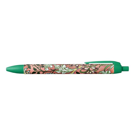 Stylo Noir William Morris design - Hyacinth (Haut)
