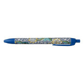 Stylo Noir William Morris Pen Kennet Bleu (Bas)