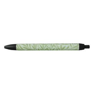 Stylo Noir William Morris Saule Fleur Classique Vert