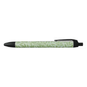 Stylo Noir William Morris Saule Fleur Classique Vert (Haut)