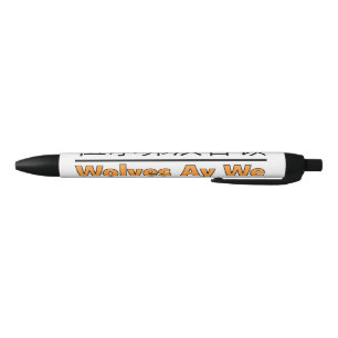 Stylo Noir Wolves Ay We - Design de football avec des chemise