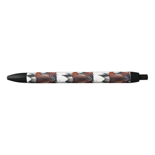 Stylo Noir Wood Duck (Devant)