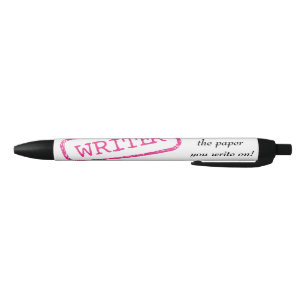 Stylo Noir "WRITER" - "Nous adorons le papier sur lequel vous