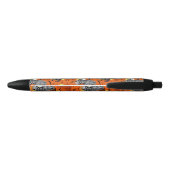 Stylo Noir Zebra African Savanna Wild Animal (Dos)