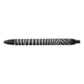 Stylo Noir Zebra Skin (Devant)