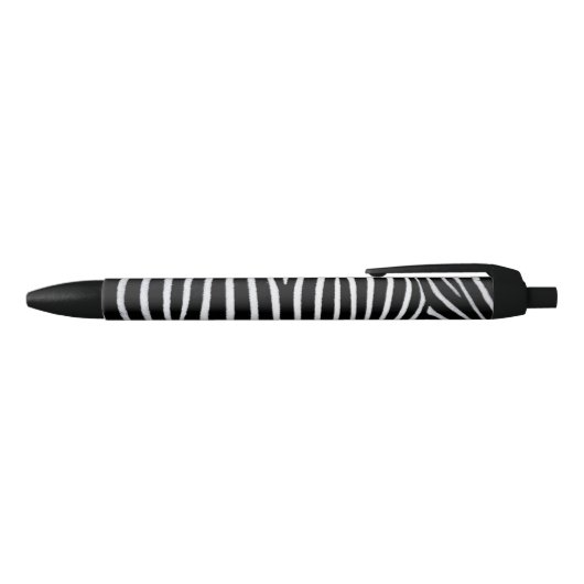 Stylo Noir Zebra Skin (Haut)