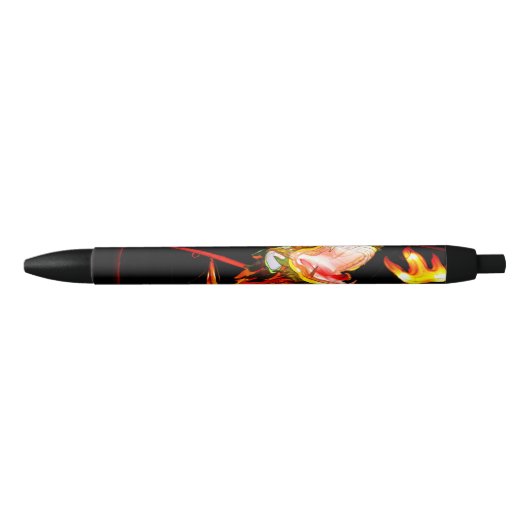 Stylo Noir Zhulong Fire Dragon  (Devant)