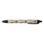 Stylo Noir Zigzag, Chevron, En vichy, Pois, Patchwork (Bas)