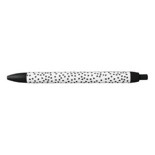 Stylo Noir Zones Dalmatiennes minimalistes Simple Moderne Cut