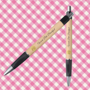 Stylo Nom commercial moderne et logo promotionnel