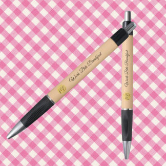 Stylo Nom commercial moderne et logo promotionnel