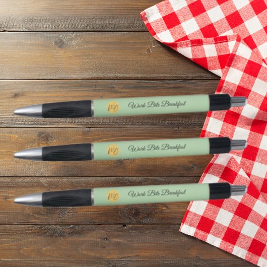 Stylo Nom commercial moderne et logo promotionnel