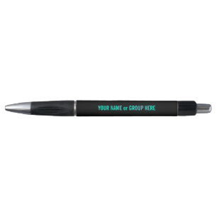 Stylo Nom de groupe personnalisé et texte promotionnel n
