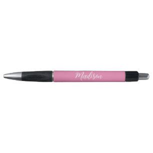 Stylo Nom des filles roses tendance Script manuscrit per