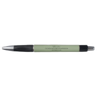 Nom des jeunes mariés Typographie Sage Green Weddi