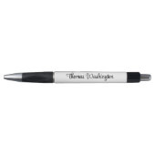 Stylo Nom du monogramme de script moderne (Devant)
