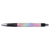 Stylo Nom holographique rose violet Quinceanera (Devant)