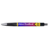 Stylo Nom initial de monogramme abordable, Luxe moderne (Devant)