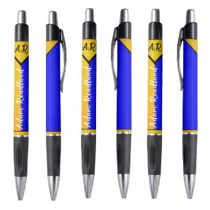 Stylo Nom Monogramme Initial Abordable, Écriture Élégant
