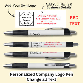 Stylo Nom personnalisé Courriel téléphonique de l'entrep