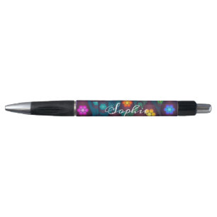 Stylo Nom personnalisé Lanternes marocaines colorées
