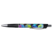 Stylo Nom personnalisé mignon couleur bleu aquarelle (Bas)