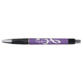 Stylo Note violette de musique (Devant)
