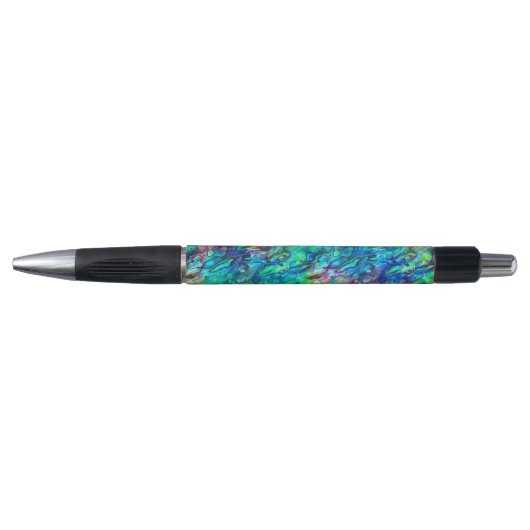 Stylo Nouvelle-Zélande Abalone Paua Shell Motif 1 (Devant)