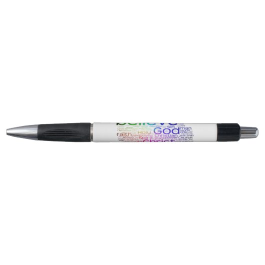 Stylo nuage de mots chrétiens (Devant)